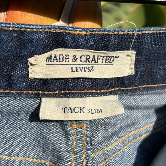 Levi’s Made & Crafted Tack Slim Blue Jeans Classic Comfort Traditional Unisex - Picture 7 of 11